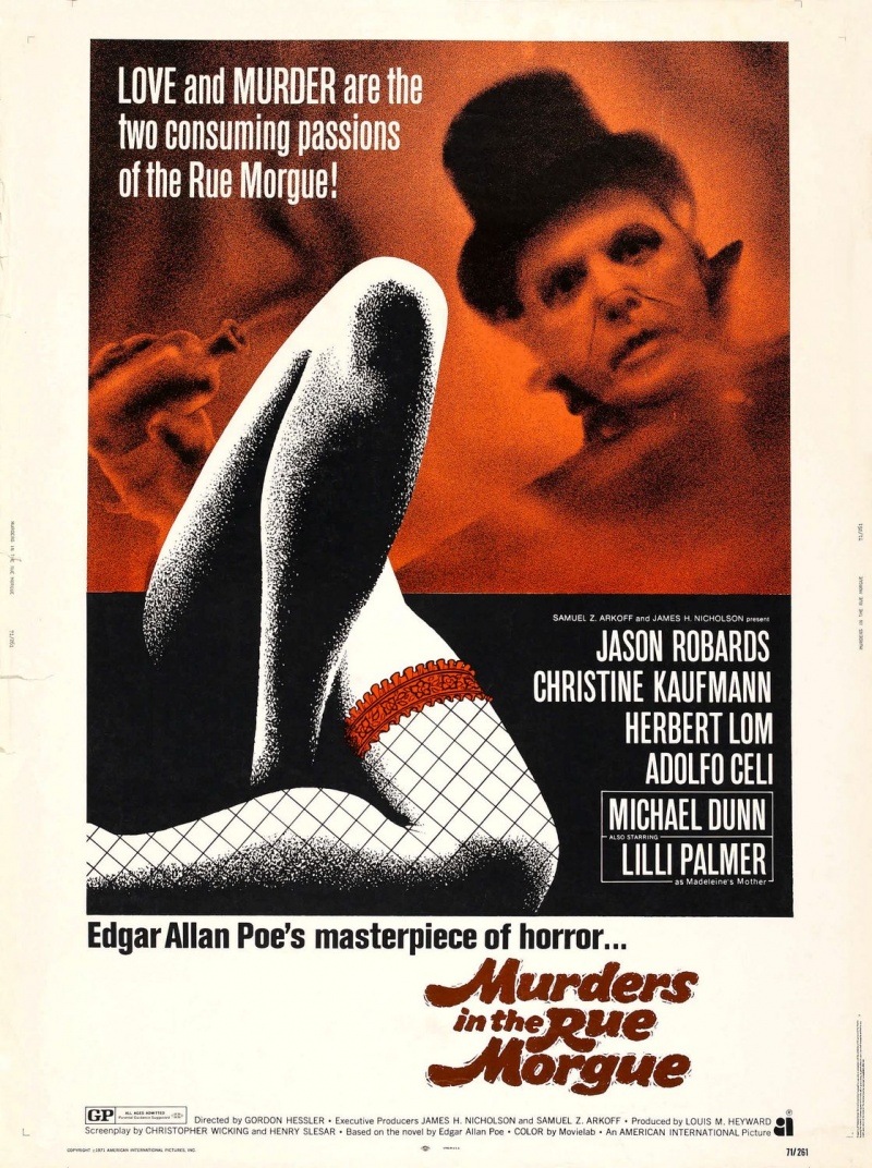 постер к Убийства на улице Морг / Murders in the Rue Morgue (1971)